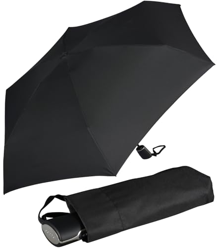 Doppler Damen Taschenschirm Fiber Micro Flat mit Auf-Zu-Automatik - black Doppler Damen Taschenschirm Fiber Micro Flat mit Auf-Zu-Automatik - black von Doppler