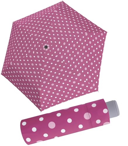 Doppler Mini Kinder Taschenschirm Dots - pink Doppler Mini Kinder Taschenschirm Dots - pink von Doppler