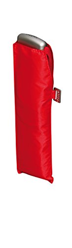 Doppler Mini Slim Damen Taschenschirm - extrem flach - uni - rot Doppler Mini Slim Damen Taschenschirm - extrem flach - uni - rot von Doppler