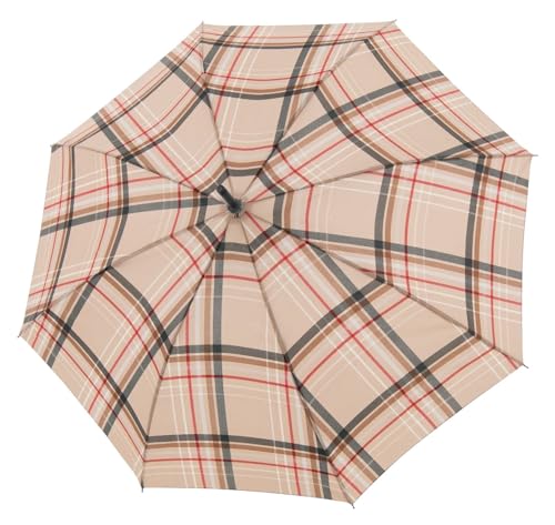 Doppler Regenschirm Stützschirm Gehhilfe Gehstock Fritzgriff check beige Doppler Regenschirm Stützschirm Gehhilfe Gehstock Fritzgriff check beige von Doppler