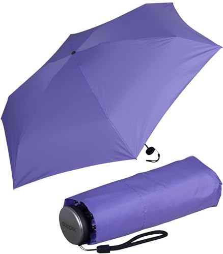 Doppler Super Mini Fiber Compact Taschenschirm extem leicht und klein - Light Purple von Doppler