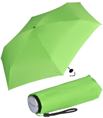 Doppler Super Mini Fiber Compact Taschenschirm extem leicht und klein - green von Doppler