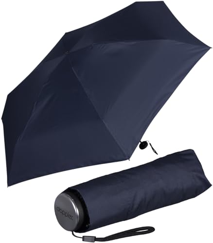 Doppler Super Mini Fiber Compact Taschenschirm extem leicht und klein - navy Doppler Super Mini Fiber Compact Taschenschirm extem leicht und klein - navy von Doppler