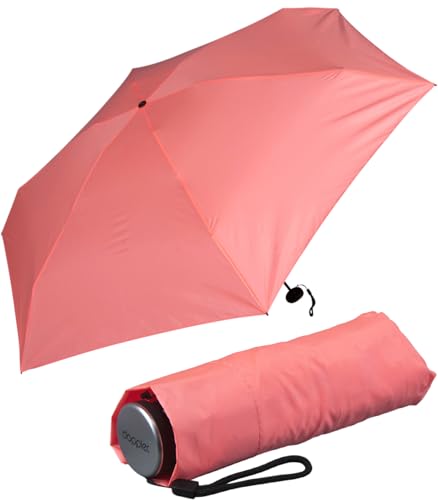 Doppler Super Mini Fiber Compact Taschenschirm extem leicht und klein - neon Coral Doppler Super Mini Fiber Compact Taschenschirm extem leicht und klein - neon Coral von Doppler