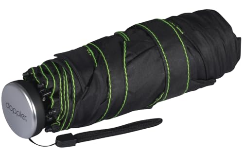 Doppler Super Mini Fiber Compact Taschenschirm extem leicht und klein - neon black Doppler Super Mini Fiber Compact Taschenschirm extem leicht und klein - neon black von Doppler