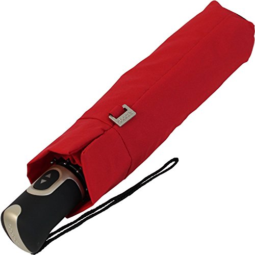 Doppler Taschenschirm Magic Carbonsteel stabil sturmfest Auf-Zu Automatik - rot von Doppler