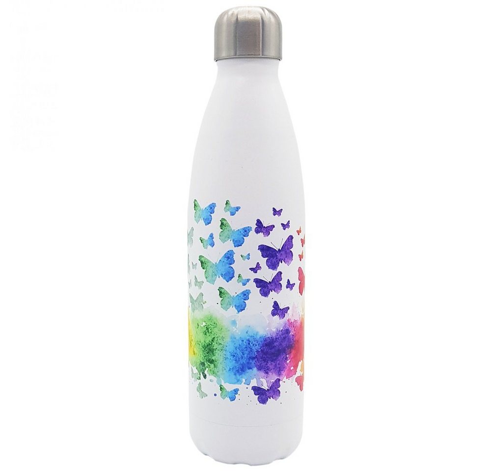 Dora's Trinkflasche Edelstahl Thermoflasche Schmetterling 500ml Dora's Trinkflasche Edelstahl Thermoflasche Schmetterling 500ml von Dora's