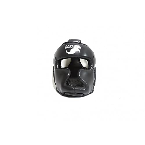 Dorawon Kansas Helm von Schutz Boxen Gemischt Erwachsene, Schwarz, M von Dorawon