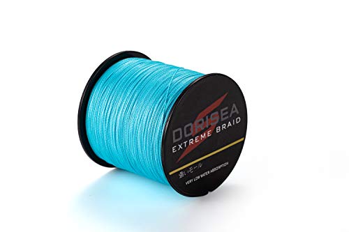 DORISEA Extreme Braid 100% PE 100m Braided Fishing Line 6-500lb Test Fishing Wire Fishing Line Abrasion Resistant Incredible Superline von Dorisea