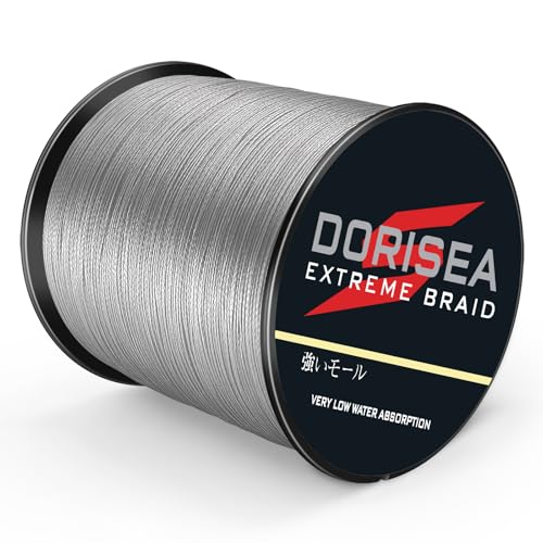 Dorisea Extreme Braid geflochtene Angelschnur, 100 % PE, 1000 m, 2,7–227 kg getestet von Dorisea