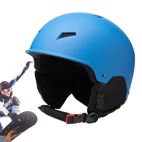 Dottduya Ski-Schutzhelm, Snowboard-Schutzhelm,Schutzhelm, Verstellbarer Schutz, Snowboard-Sicherheitshut - Atmungsaktive Sicherheitsmütze mit Brillenclip für Schneesport bei kaltem Wetter von Dottduya