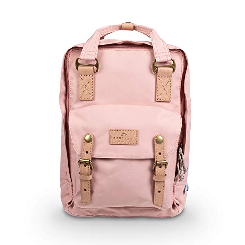 Doughnut MACAROON Rucksack Reborn Series Unisex 16L mit Laptopfach I Studenten-Rucksack funktionell & handgefertigt I ideal als Reise-Rucksack oder leichter City-Rucksack I Daypack in Pink von Doughnut