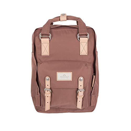 Doughnut Macaroon Rucksack Unisex 16L mit Laptopfach I Studenten-Rucksack funktionell & handgefertigt I ideal als Reise-Rucksack oder Leichter City-Rucksack (M, Kastanienbraun) von Doughnut