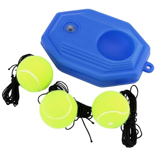 Doukesh Tennis-Trainer, Collection Tennistrainer, Tennistrainer Set Trainer,Tennis Trainer Mit 3 Tennisbällen, Für Selbststudium Praxis Tennisball Training Tool, Tennis Baseboard Doukesh Tennis-Trainer, Collection Tennistrainer, Tennistrainer Set Trainer,Tennis Trainer Mit 3 Tennisbällen, Für Selbststudium Praxis Tennisball Training Tool, Tennis Baseboard von Doukesh