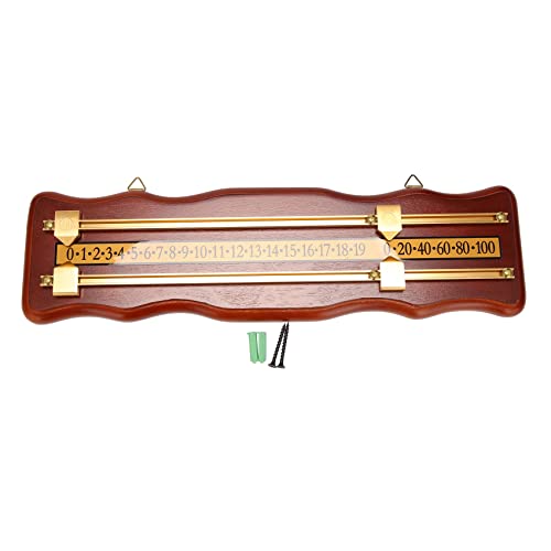 Doumneou Scoreboard Scoreboard Snooker Scoreboard Stained Wood Score Board Wine Red von Doumneou