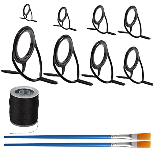 Dovesun Angelrute Reparatur Kit, Spitzenring Rutenring Keramik Edelstahl Carbon Führungen Rute Baitcasting Rutenführungen/ 8 Größen 19Stück Dovesun Angelrute Reparatur Kit, Spitzenring Rutenring Keramik Edelstahl Carbon Führungen Rute Baitcasting Rutenführungen/ 8 Größen 19Stück von Dovesun