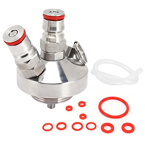 Dpofirs Mini Keg Bierspender Kit mit Edelstahl Kugel Bierspender und Überdruckventil für Mini Craft Beer Keg Growler Homebrew Spear Dpofirs Mini Keg Bierspender Kit mit Edelstahl Kugel Bierspender und Überdruckventil für Mini Craft Beer Keg Growler Homebrew Spear von Dpofirs