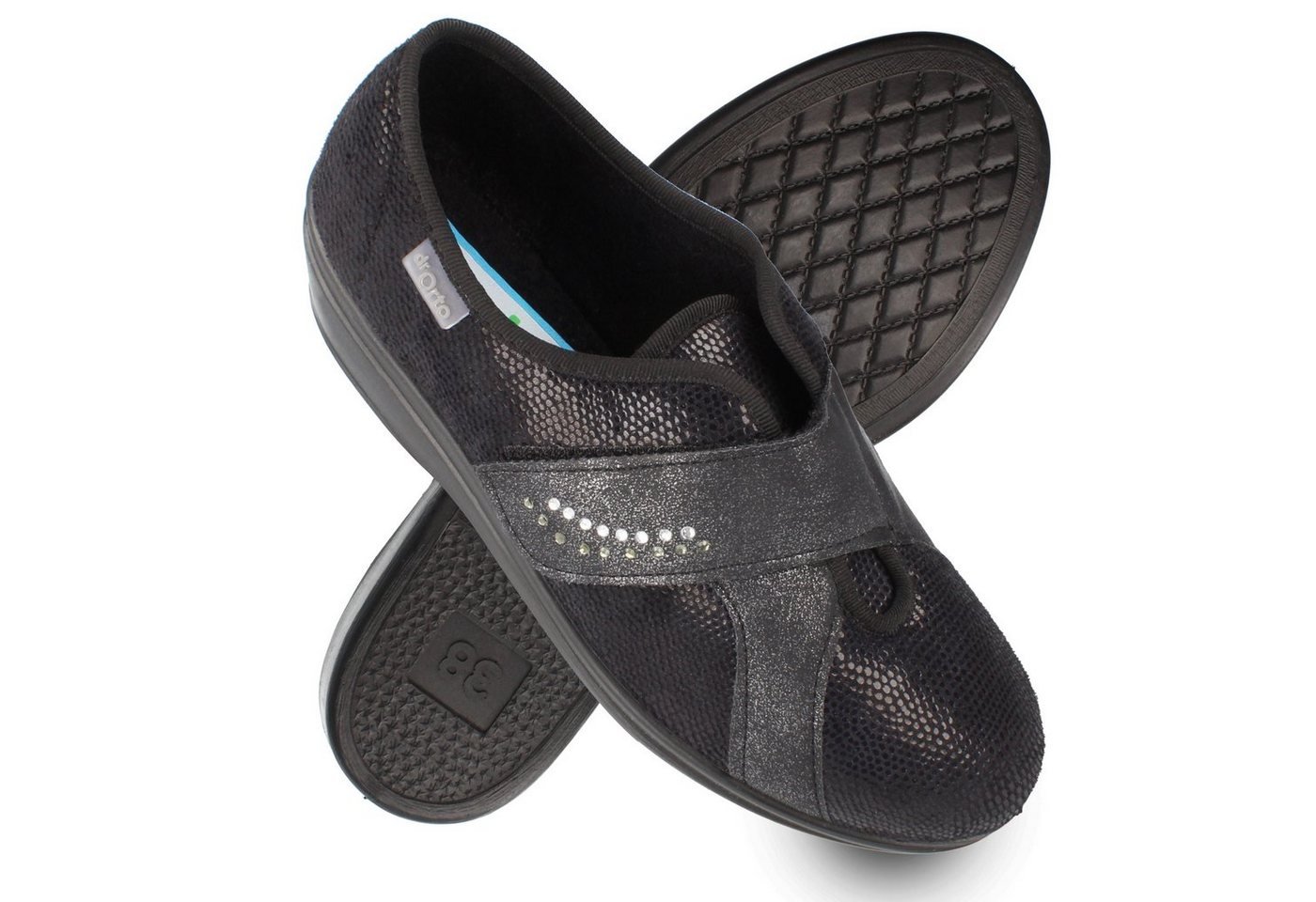 Dr. Orto Zaventem für schmale Füße Damen Sneaker Ballerinas, Slip-On, Klettverschluss Dr. Orto Zaventem für schmale Füße Damen Sneaker Ballerinas, Slip-On, Klettverschluss von Dr. Orto