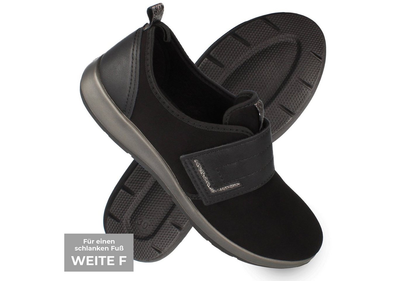 Dr. Orto Olbia für schmale Füße Damen mit Klettverschluss Sneaker Slip-On Dr. Orto Olbia für schmale Füße Damen mit Klettverschluss Sneaker Slip-On von Dr. Orto