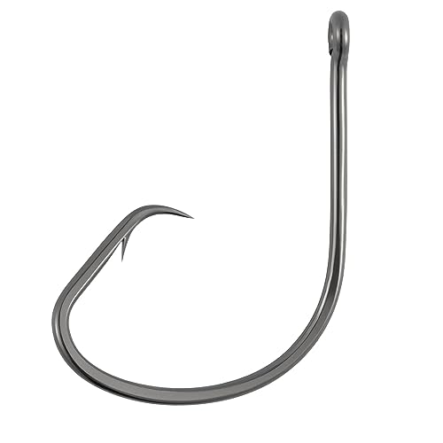 Dr.Fish 100 Stück Kreishaken für Süß- und Salzwasserangeln, leichter Draht, Offset, breite Lücke, Lebendköder, Angelhaken, Barsch, Makrele, Striper, Flunder, Wels, #6 Dr.Fish 100 Stück Kreishaken für Süß- und Salzwasserangeln, leichter Draht, Offset, breite Lücke, Lebendköder, Angelhaken, Barsch, Makrele, Striper, Flunder, Wels, #6 von Dr.Fish