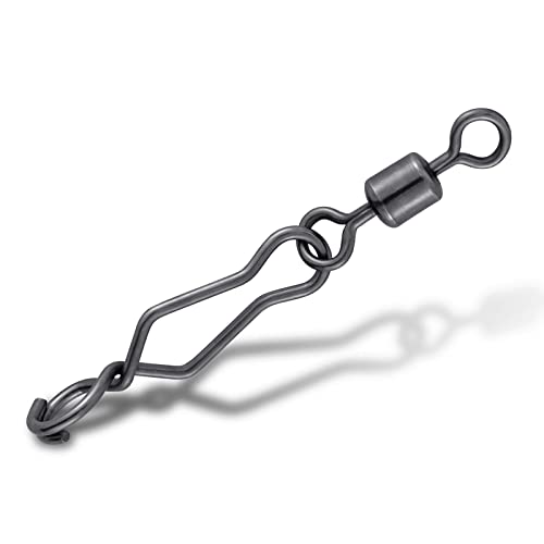 Dr.Fish Angel-Speed-Clips mit Drehgelenk, Edelstahl-Köder, Schnell-Clips, Topwater Snap Wirbel, Süßwasser, #6, 29,9 kg, 20 Stück Dr.Fish Angel-Speed-Clips mit Drehgelenk, Edelstahl-Köder, Schnell-Clips, Topwater Snap Wirbel, Süßwasser, #6, 29,9 kg, 20 Stück von Dr.Fish