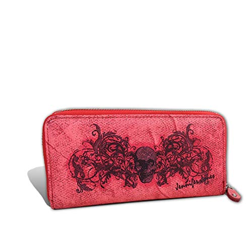 DrachenLeder Totenkopf Portemonnaie Gerldbörse rot Kunstleder Damen D4OPJ716R Portemonnaie DrachenLeder Totenkopf Portemonnaie Gerldbörse rot Kunstleder Damen D4OPJ716R Portemonnaie von DrachenLeder