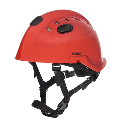 Dräger HPS 3500 Basis Verstellbarer Sicherheitshelm rot für Baustellen, Bergbau, Feuerwehr und Notfalleinsätze Dräger HPS 3500 Basis Verstellbarer Sicherheitshelm rot für Baustellen, Bergbau, Feuerwehr und Notfalleinsätze von Dräger