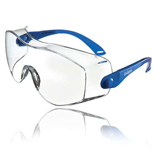 Dräger Schutzbrille X-pect 8120 | Einstellbare Überbrille auch für Brillenträger | Für Baustelle, Labor, Werkstatt und Fahrrad-Fahren | Leicht, klar und kratzfest | 10 St. Dräger Schutzbrille X-pect 8120 | Einstellbare Überbrille auch für Brillenträger | Für Baustelle, Labor, Werkstatt und Fahrrad-Fahren | Leicht, klar und kratzfest | 10 St. von Dräger