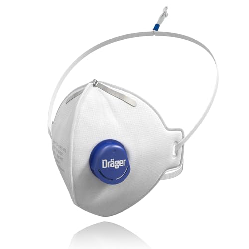 Dräger X-plore 1730 V, Staubmaske, FFP3 Atemschutz mit Ventil, Einheitsgröße, 3 Stück Dräger X-plore 1730 V, Staubmaske, FFP3 Atemschutz mit Ventil, Einheitsgröße, 3 Stück von Dräger