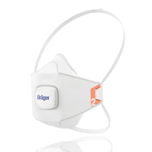 Dräger X-plore 1920 V, Staubmaske, Größen S/M/L, 3er-Pack, FFP2-Atemschutzmaske mit Ventil, Gr. M/L, 3 Stück Dräger X-plore 1920 V, Staubmaske, Größen S/M/L, 3er-Pack, FFP2-Atemschutzmaske mit Ventil, Gr. M/L, 3 Stück von Dräger