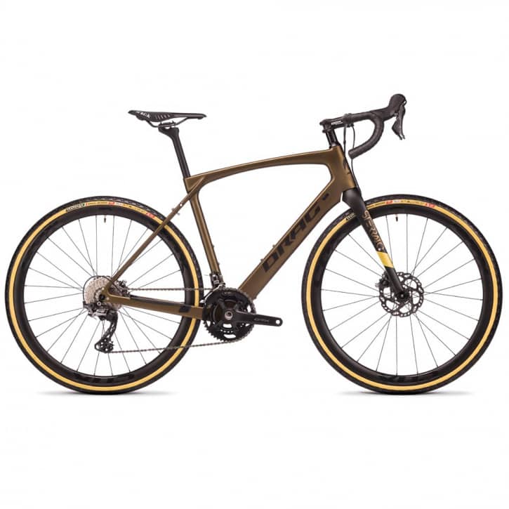 Drag Sterrato CF 5.0 GRX RX810 gold black 2022 - RH-XXL von Drag Bicycles