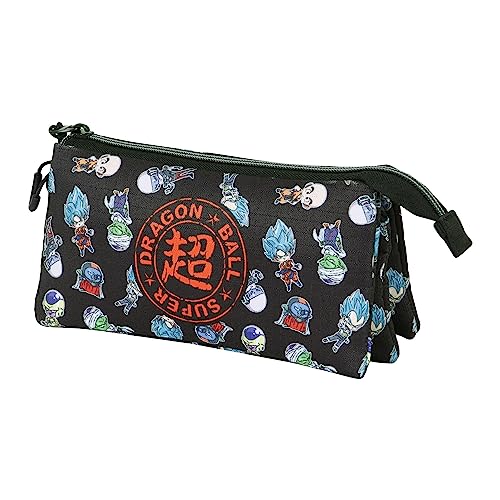 Dragon Ball Androids-ECO Dreifach Federmäppchen, Schwarz Dragon Ball Androids-ECO Dreifach Federmäppchen, Schwarz von KARACTERMANIA