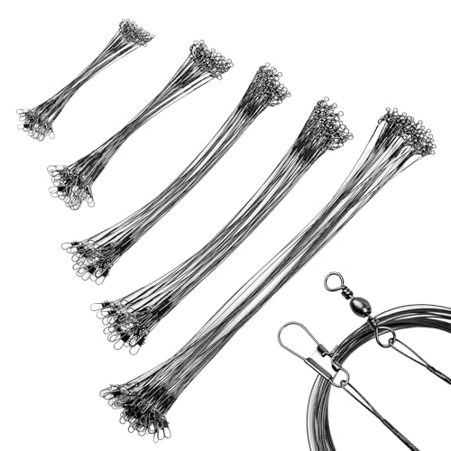 100 Stücke Stahlvorfach Hecht Praktisches Angelzubehör Stahl Angeln Vorfach Hecht Angelschnur Vorfach Für Salzwasser Süßwasser, Vorfach Angeln Vorfächer, 10 cm, 15 cm, 20 cm, 25 cm, 30 cm, Schwarz 100 Stücke Stahlvorfach Hecht Praktisches Angelzubehör Stahl Angeln Vorfach Hecht Angelschnur Vorfach Für Salzwasser Süßwasser, Vorfach Angeln Vorfächer, 10 cm, 15 cm, 20 cm, 25 cm, 30 cm, Schwarz von DragonX2