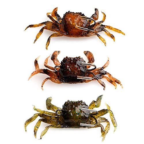 DragonX2 Simulation Krabben KöDer Krabben Scharfen Haken Wobbler AngelköDer Simulation Weicher KöDer Mit Haken Simulierter 3D-KrabbenköDer Mit Scharfen Haken,Geeignet FüR Süß- Und Meerwasser DragonX2 Simulation Krabben KöDer Krabben Scharfen Haken Wobbler AngelköDer Simulation Weicher KöDer Mit Haken Simulierter 3D-KrabbenköDer Mit Scharfen Haken,Geeignet FüR Süß- Und Meerwasser von DragonX2