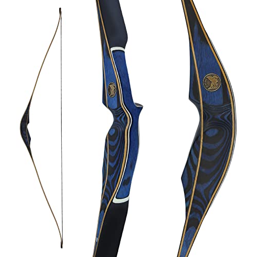 DRAKE ARCHERY Elite Marlin - 54 Zoll - 20-50 lbs - Hybridbogen (Langbogen/Recurvebogen) (45 lbs, Rechte Hand) von Drake Archery
