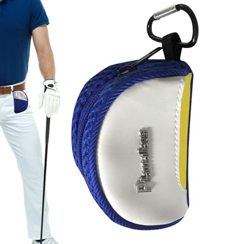 Dranng Golf-Tees-Beutel,Golfballtasche mit Reißverschluss | Taschen-Sport-Tees-Halter mit Karabiner, Outdoor-Sportzubehör für Männer und Frauen von Dranng