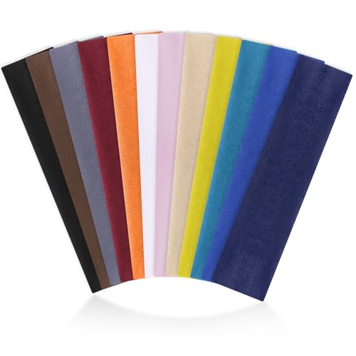 12 Stück Stirnband Damen Sport, Haarband Breites, 12 Farbe Haarbänder Damen Herren, Weiches Elastisch Headband, Hair Band für Sport Yoga Fitness Laufen Exercise Gym Haarschmuck 12 Stück Stirnband Damen Sport, Haarband Breites, 12 Farbe Haarbänder Damen Herren, Weiches Elastisch Headband, Hair Band für Sport Yoga Fitness Laufen Exercise Gym Haarschmuck von Draupnir