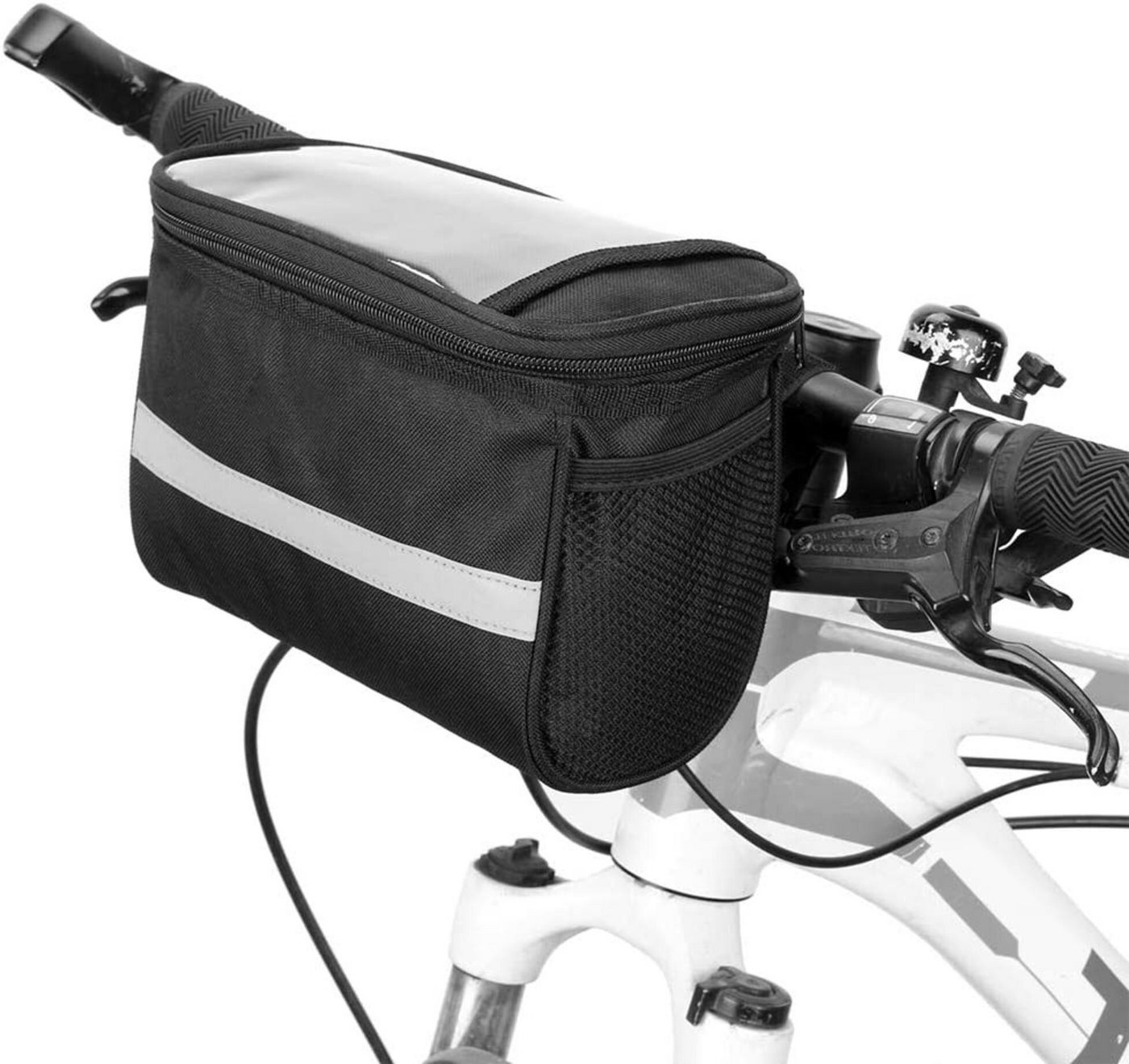 Dreafly Fahrradkorb Fahrrad Lenkertasche Isoliert Fronttasche Lenkertasche Korb von Dreafly