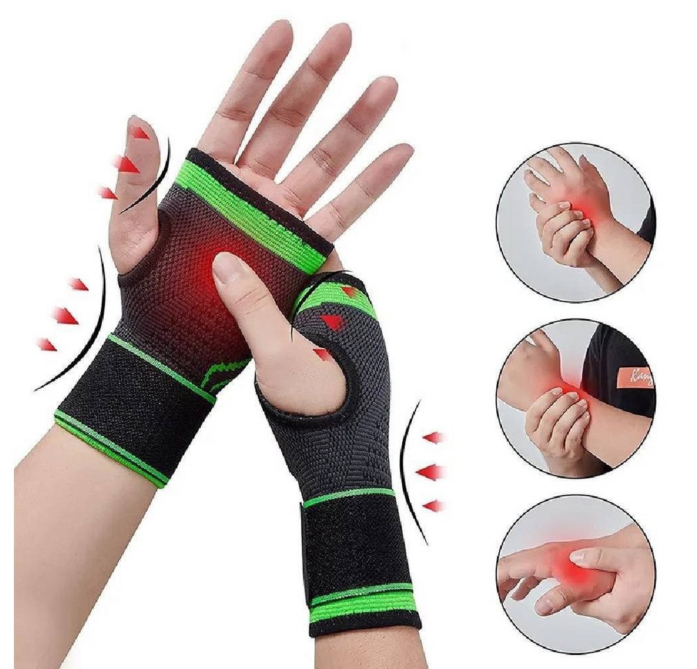 Dreafly Handgelenkstütze Sport Armband Handgelenk(Schutz Palm, Handgelenk Unterstützung 2-tlg) von Dreafly