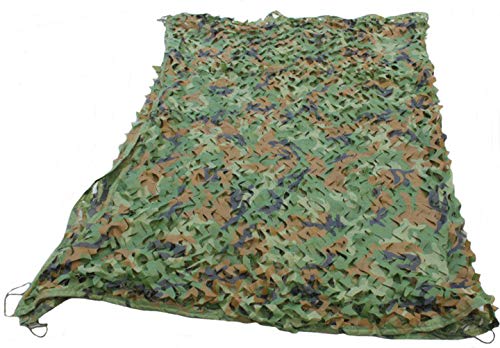 DreamColor 3 m x 3 m Tarnnetz, Militär-Camouflage-Abdeckung, Armee-Unterschlupf für Camping, Jagd von DreamColor