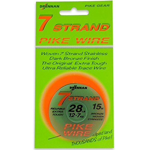 Drennan 7Strand Stahl - 1x7-15 m - Tragkraft 28 lb Drennan 7Strand Stahl - 1x7-15 m - Tragkraft 28 lb von Drennan