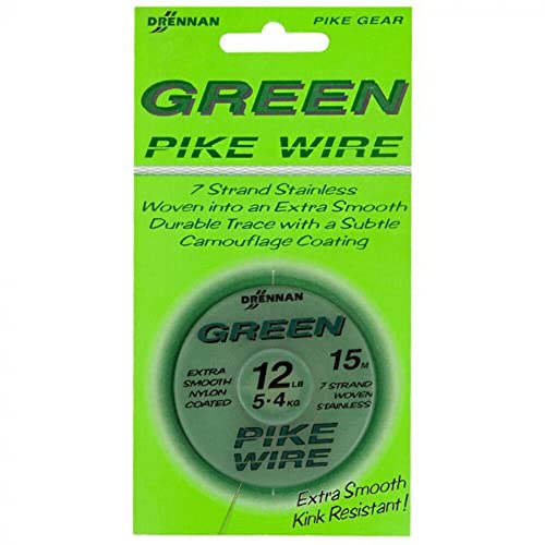 Drennan Green Pike Wire 9,1Kg Stahlvorfach Drennan Green Pike Wire 9,1Kg Stahlvorfach von Drennan