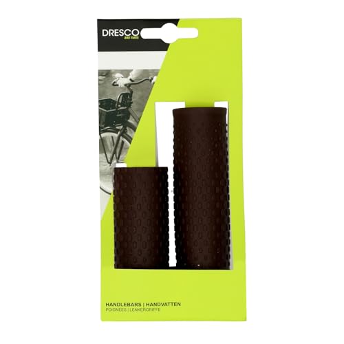 Dresco Unisex-Adult Soft Grip Lenkergriffe, Braun, One Size von Dresco