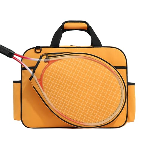 Dreuhuing Tennisschläger-Einkaufstasche,Tennisschläger-Tasche, Tote Schulter-Tennistasche, Tragbare wasserdichte Tennisschläger-Einzelschultertaschen für Badmintonschläger, Tennisschläger von Dreuhuing