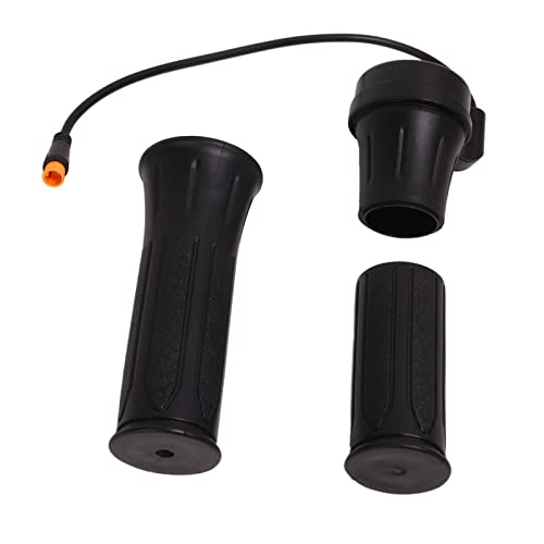 Drfeify Elektrischer Fahrrad-Scooter-Gasgriff, Schwarz, Passender 22-mm-Lenker, Universeller Elektrischer Fahrrad-Split-Half-Twist-Gasgriff mit Wasserdichtem Anschluss C028Spannschlösser Drfeify Elektrischer Fahrrad-Scooter-Gasgriff, Schwarz, Passender 22-mm-Lenker, Universeller Elektrischer Fahrrad-Split-Half-Twist-Gasgriff mit Wasserdichtem Anschluss C028Spannschlösser von Drfeify