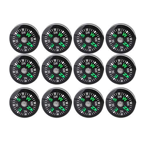 Drfeify Kompass, 20 Mm 12 Stück Mini-Taschenkompass mit Ölfüllung für Wandern, Camping, Outdoor-Aktivitäten, ZubehörSonstiges Bergsportzubehör Drfeify Kompass, 20 Mm 12 Stück Mini-Taschenkompass mit Ölfüllung für Wandern, Camping, Outdoor-Aktivitäten, ZubehörSonstiges Bergsportzubehör von Drfeify