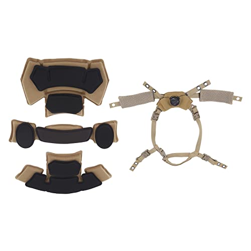 Drfeify Verstellbares Helmaufhängungssystem mit Polsterset für Fast- und Mich-Helme (Schlammschwamm und Suspension) Andere Taktische Ausrüstung von Drfeify