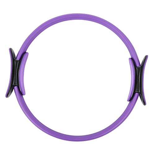 Drfeify Yoga-Ring, Pilates-Ring, Kreis, Fitness-Ring, Griff-Übungsring für Heimtraining (Purple) von Drfeify