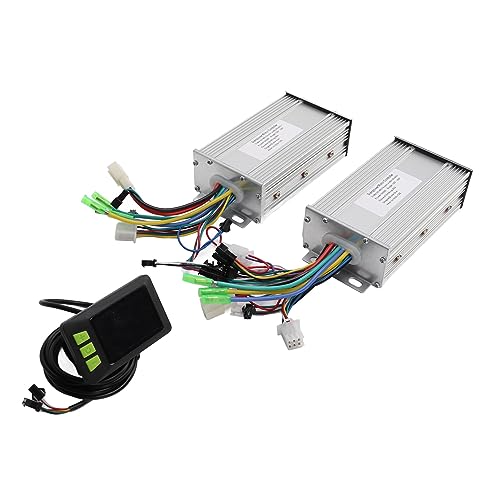 Dual Drive Elektrofahrrad-Controller-Kit, 36 V/48 V 500 W Bürstenloser Motorcontroller mit LCD-Display für Elektrofahrräder, Roller Usw von Drfeify