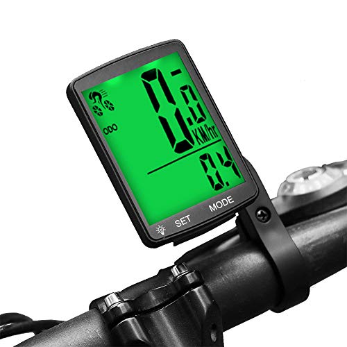 Dricar Fahrradcomputer Drahtlos Wasserdicht, LCD Backlight Großbildschirm Fahrradtacho Radcomputer Tachometer Fahrrad Tacho Kilometerzähler für Radsport Realtime Speed Track Dricar Fahrradcomputer Drahtlos Wasserdicht, LCD Backlight Großbildschirm Fahrradtacho Radcomputer Tachometer Fahrrad Tacho Kilometerzähler für Radsport Realtime Speed Track von Dricar